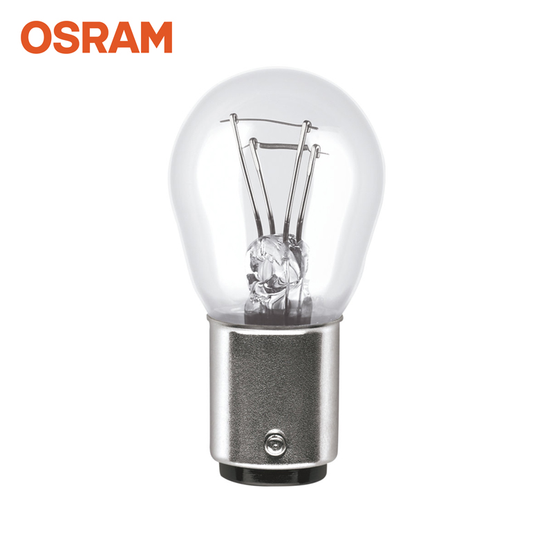 오스람 더블전구 투명 7528 12V P21/5W 시그널전구 브레이크등 낱개 1개