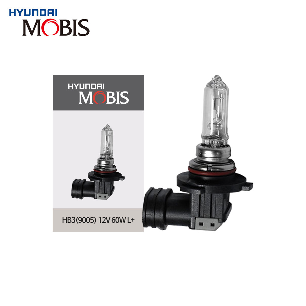 현대모비스 HB3(9005) 현대 펠리세이드(18년~) 할로겐 순정형 전조등 자동차 전구 하향등 12V 60W L+