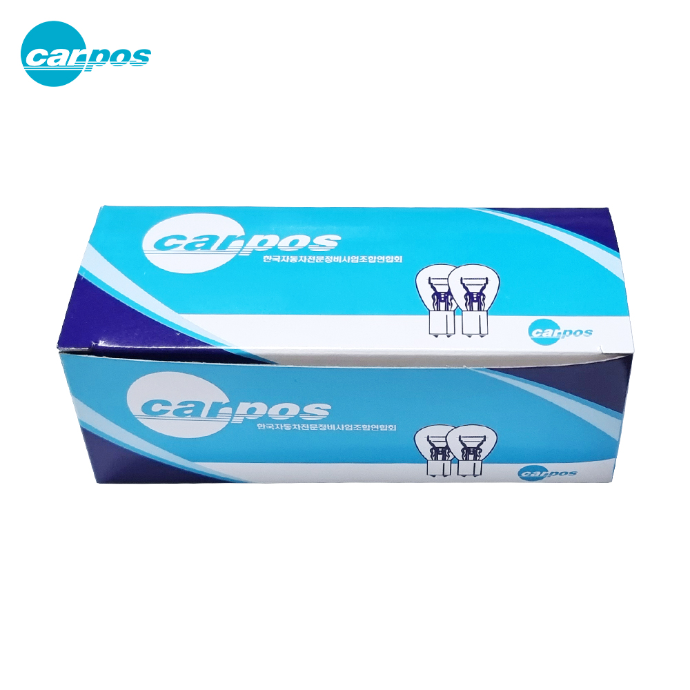 카포스 싱글전구 12V 21W 투명 10개 세트 브레이크전구등 후미등 후진등