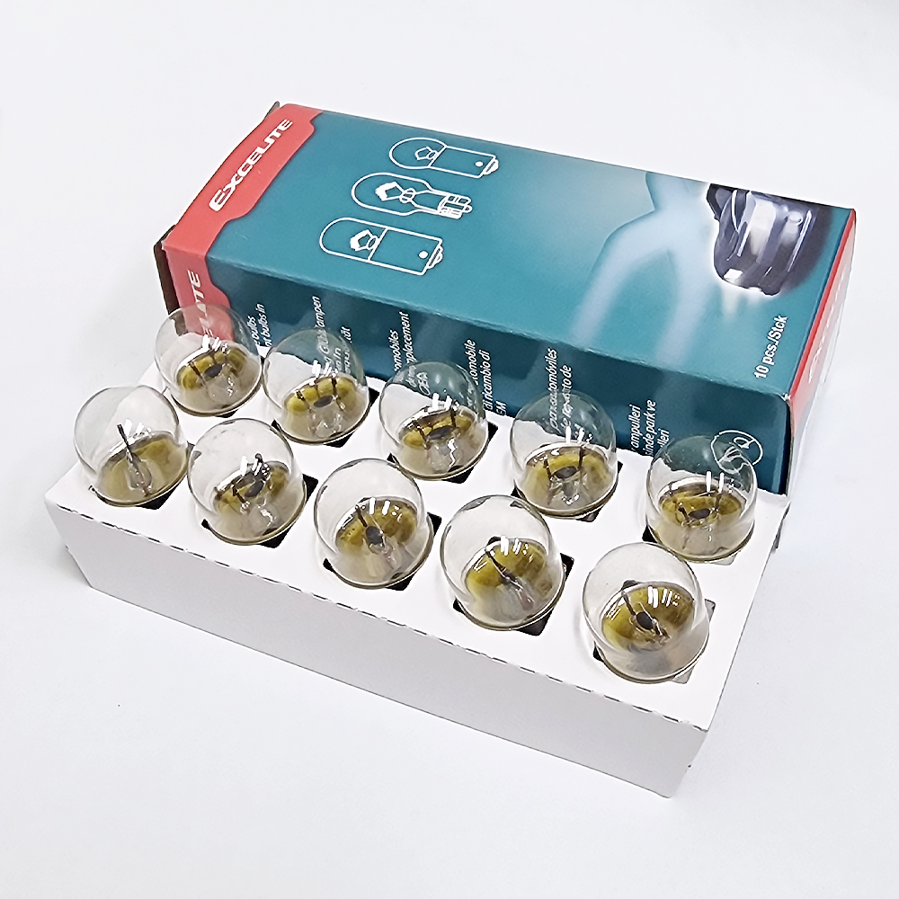 엑셀라이트 R5W 12V 5W 10개(1박스) 넘버등 번호판등