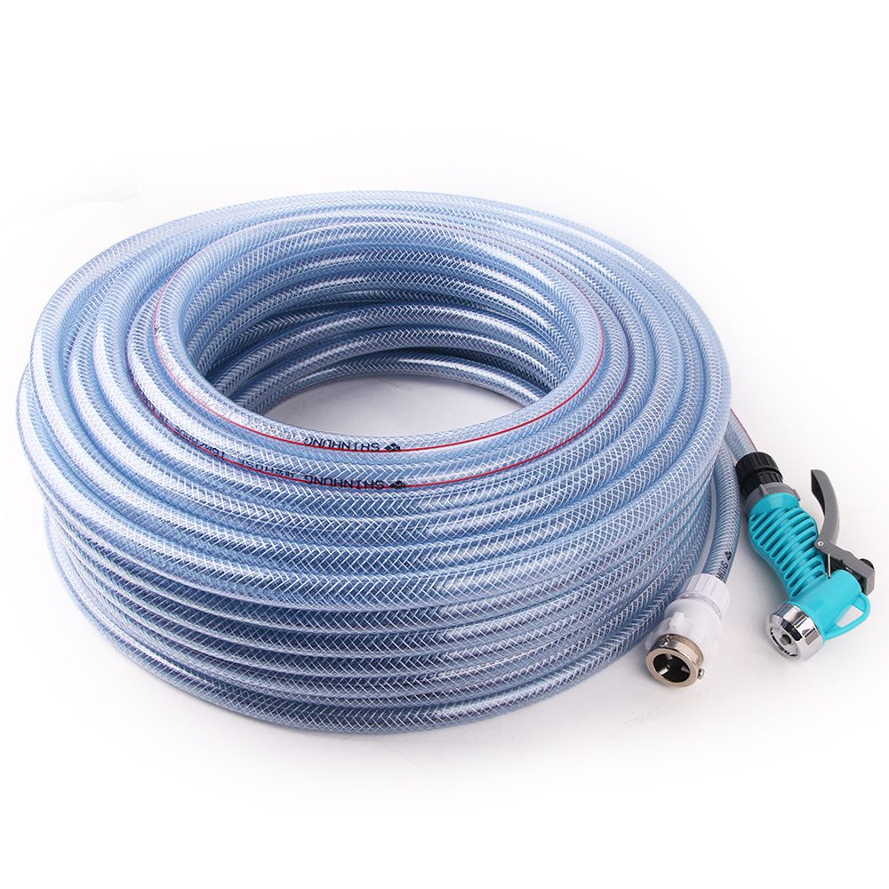 블랙라이거 편사호스 15m 내경16mm+원터치 커넥터+원터치 분사기