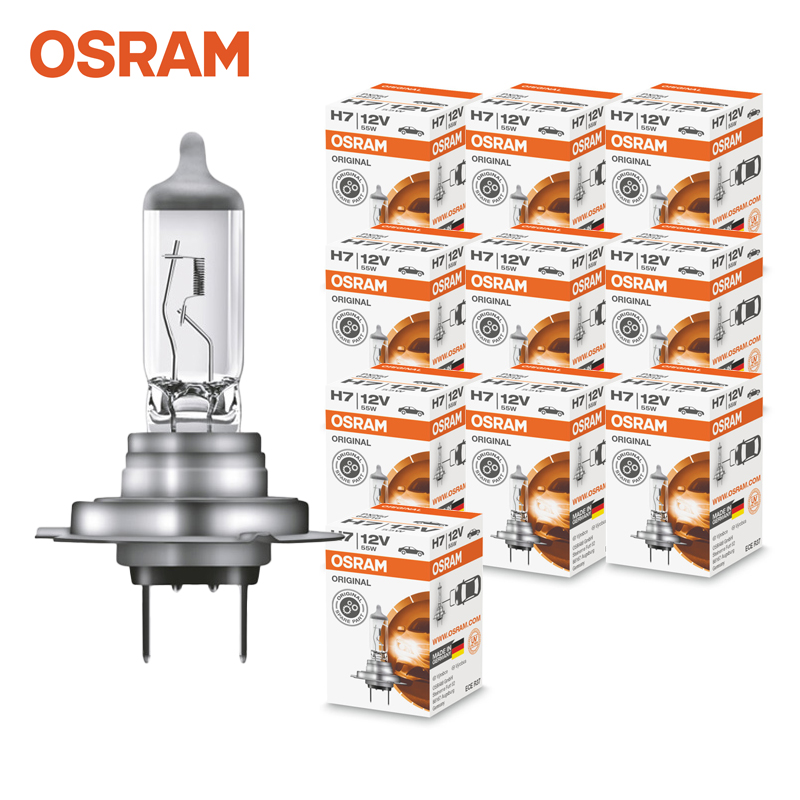 오스람 할로겐 H7 12V 55W 독일산 자동차 전조등 헤드라이트 차량 전구 1박스(10개입)
