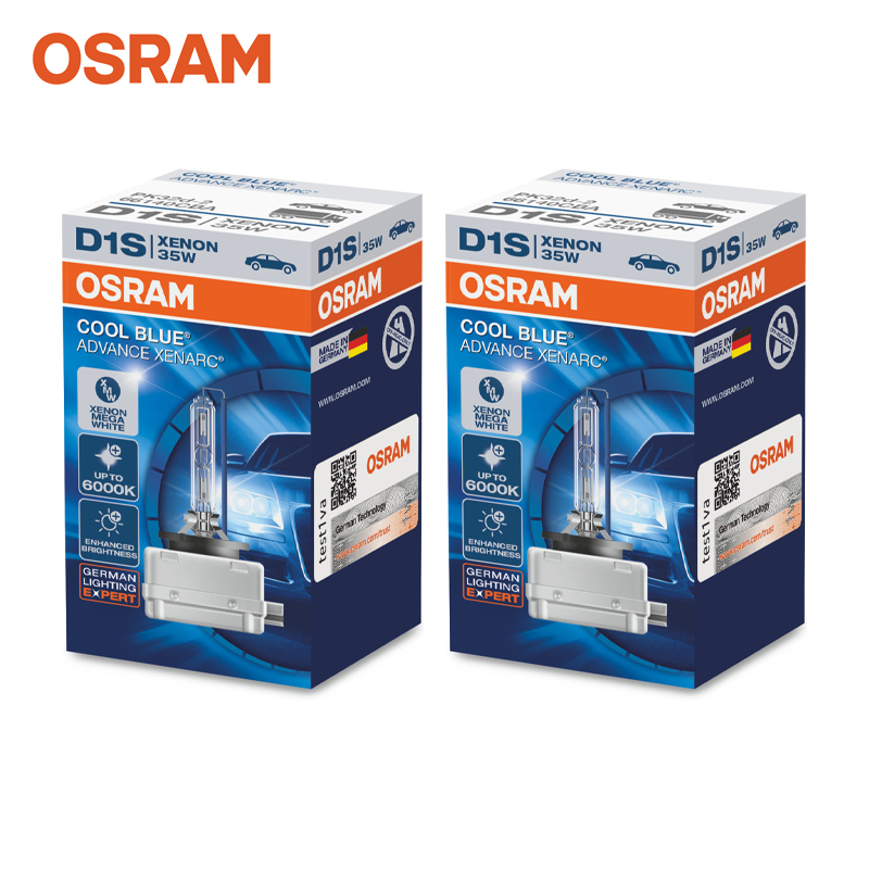 오스람 HID D1S 6000K (2개입) 쿨블루 어드밴스드 독일산 자동차 전조등 헤드라이트 차량 전구