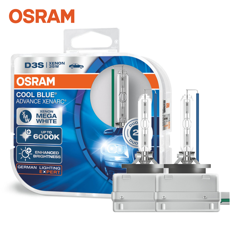 오스람 HID D1S 6000K (2개입) 쿨블루 어드밴스드 독일산 자동차 전조등 헤드라이트 차량 전구