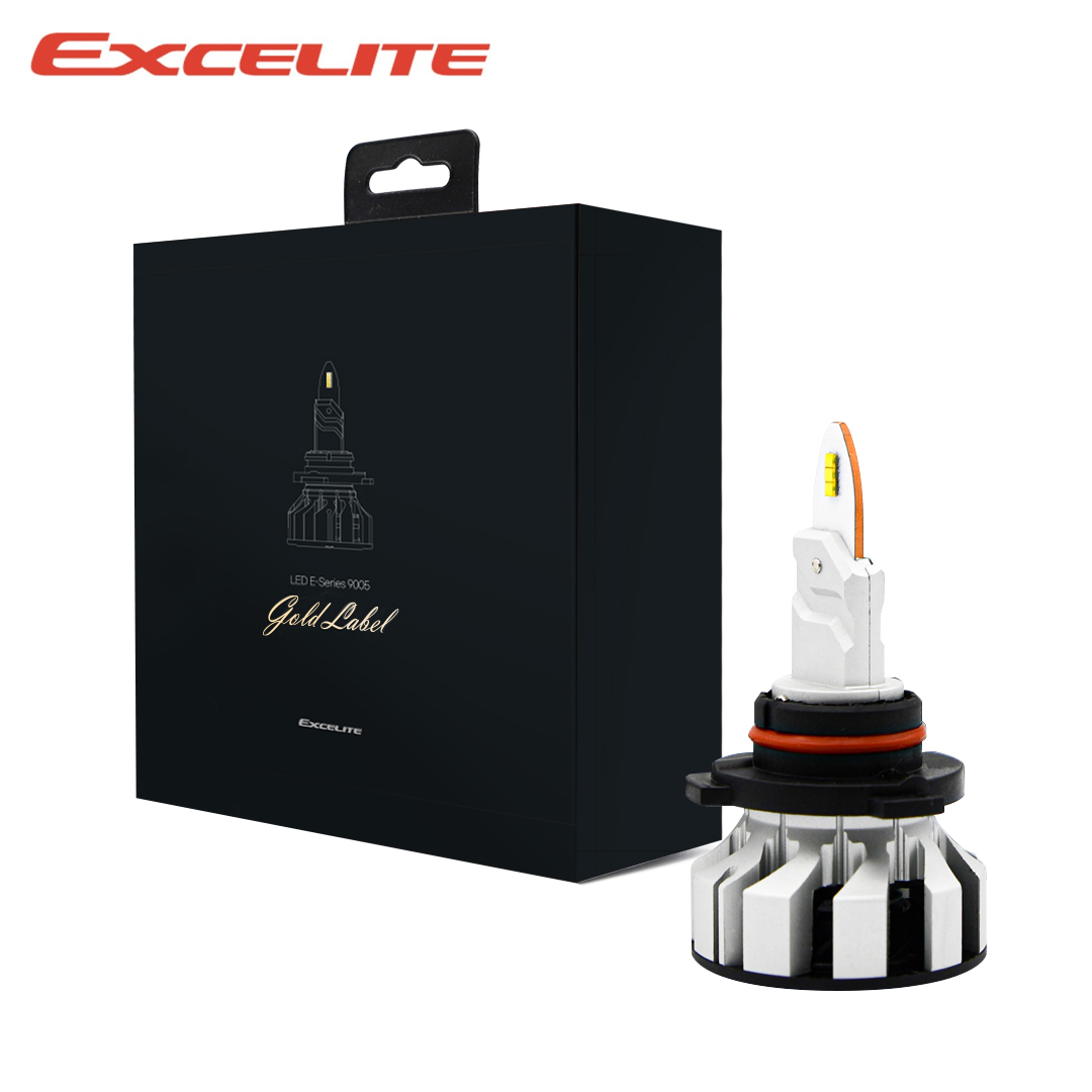 엑셀라이트 합법 LED Gold Label 9005 프로젝션+바이펑션 통합인증 6500K 자동차 전조등