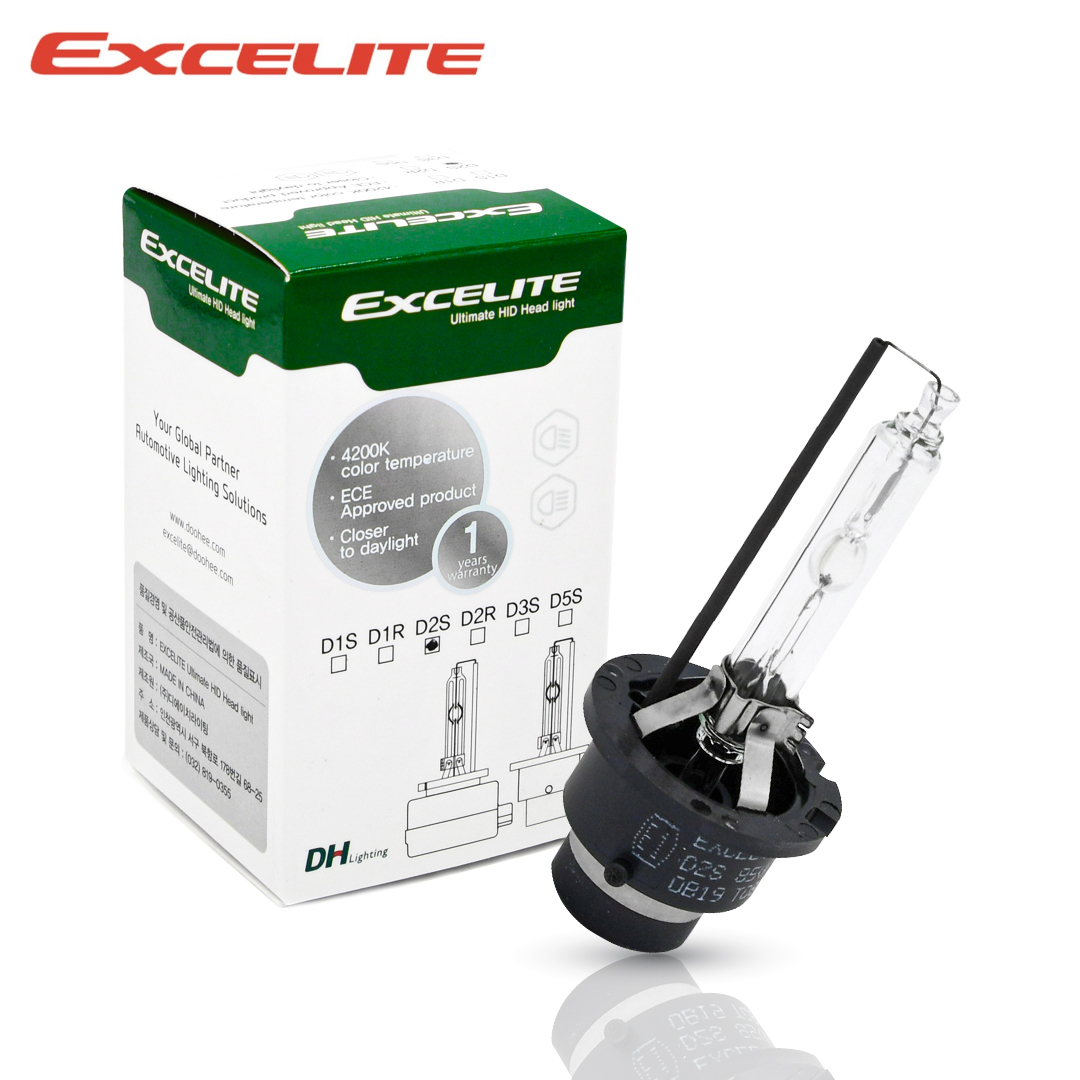 엑셀라이트 순정형 HID D2S 4200K 자동차 전조등 헤드라이트 차량 전구