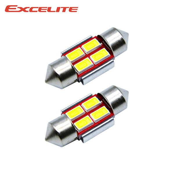 엑셀라이트 자동차 실내등 LED Festoon 31mm 2개세트, 중앙실내등 화장거울등 트렁크등