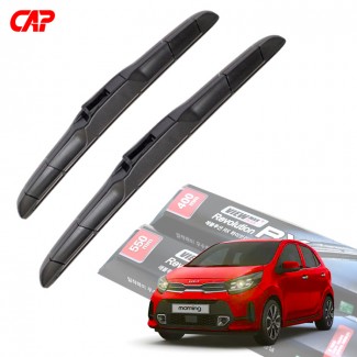 캐프 기아 모닝(올뉴모닝) 뷰 맥스 플러스 레볼루션 RX 하이브리드 와이퍼 세트