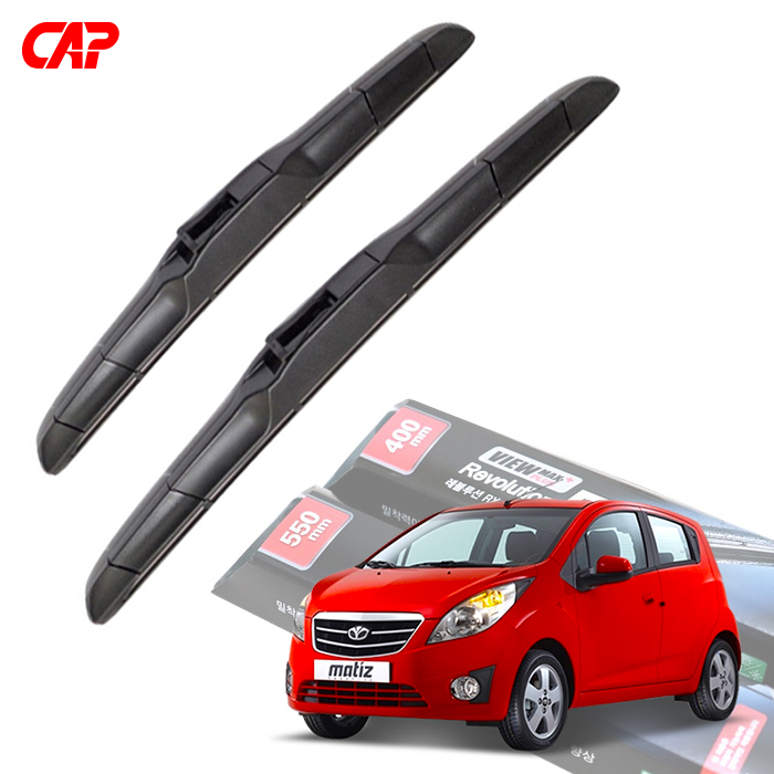 캐프 지엠 마티즈 뷰 맥스 플러스 레볼루션 RX 하이브리드 와이퍼 세트