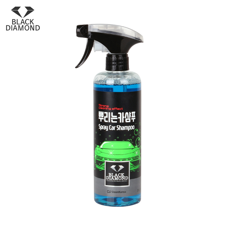 블랙다이아몬드 뿌리는 카샴푸 500ml 셀프세차용품 자동차 오염제거