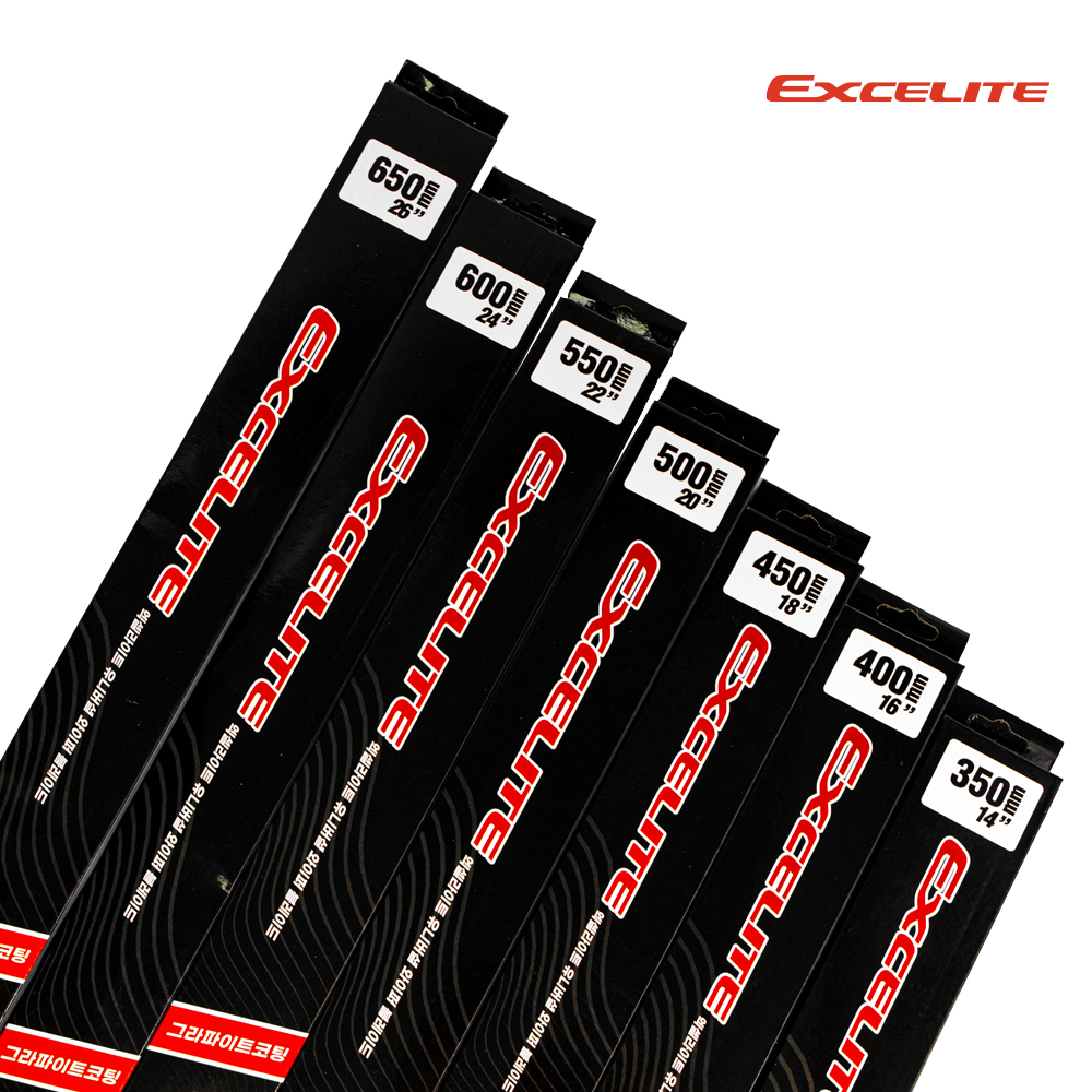 엑셀라이트 순정 호환형 클리어핏 그라파이트 코팅 자동차 와이퍼