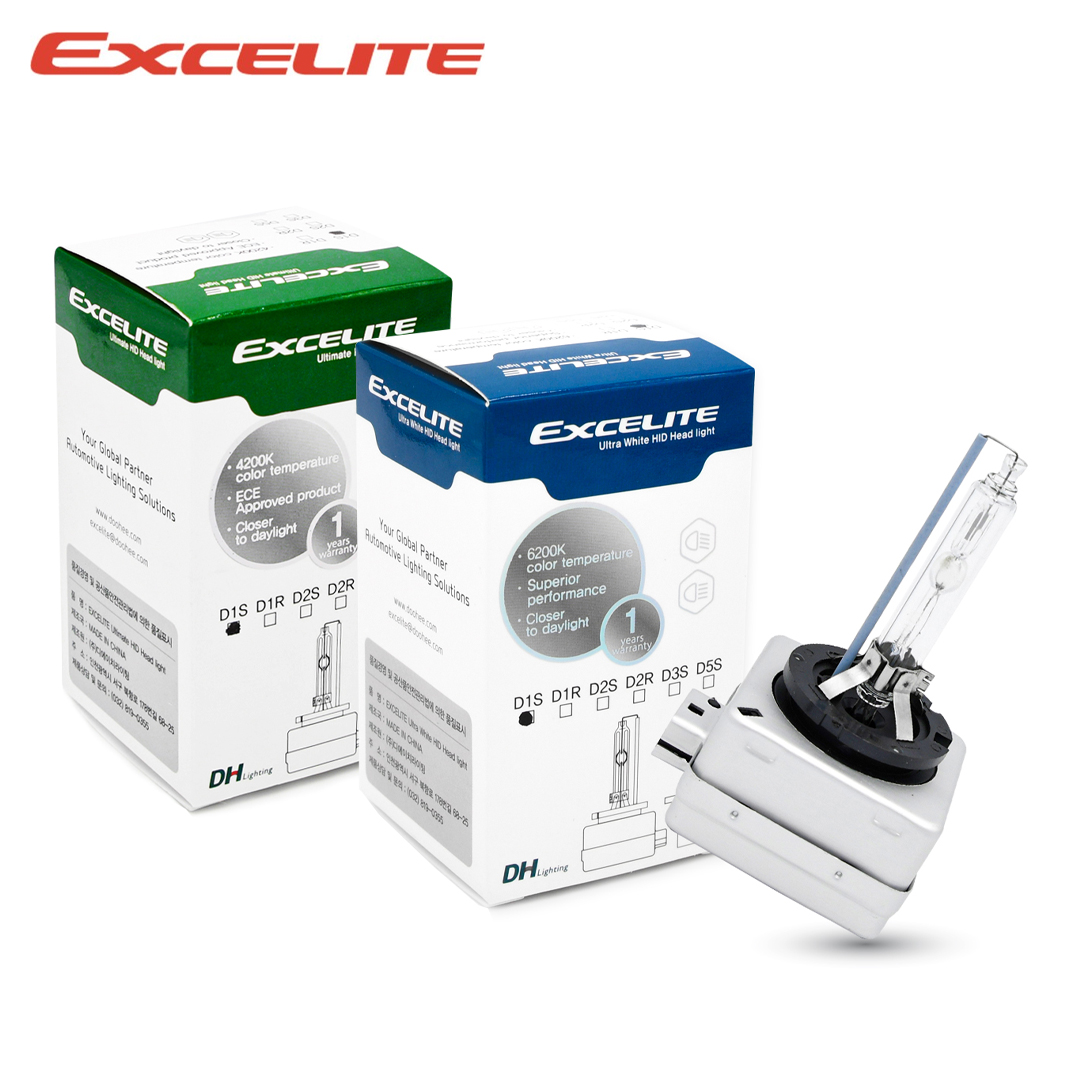 엑셀라이트 순정형 국내생산 HID D1S 4300/6000K 자동차 전조등 헤드라이트 차량 전구