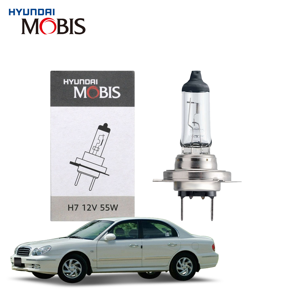 현대모비스 H7 현대 뉴EF쏘나타 할로겐 순정형 전조등 자동차 전구 12V 55W