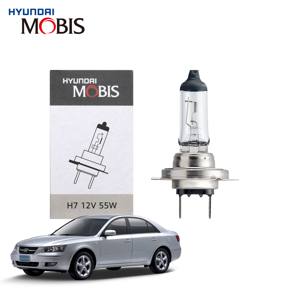 현대모비스 H7 현대 NF쏘나타 할로겐 순정형 전조등 자동차 전구 12V 55W