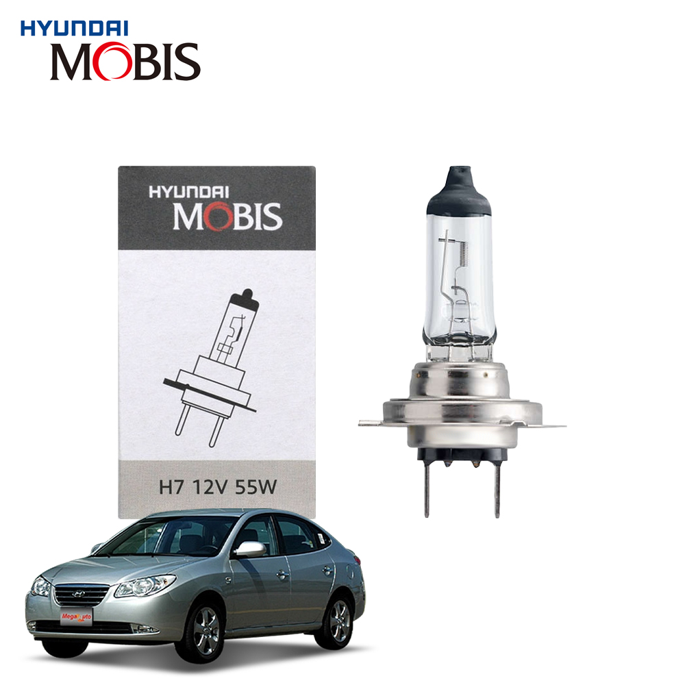 현대모비스 H7 현대 아반떼HD 할로겐 순정형 전조등 자동차 전구 12V 55W