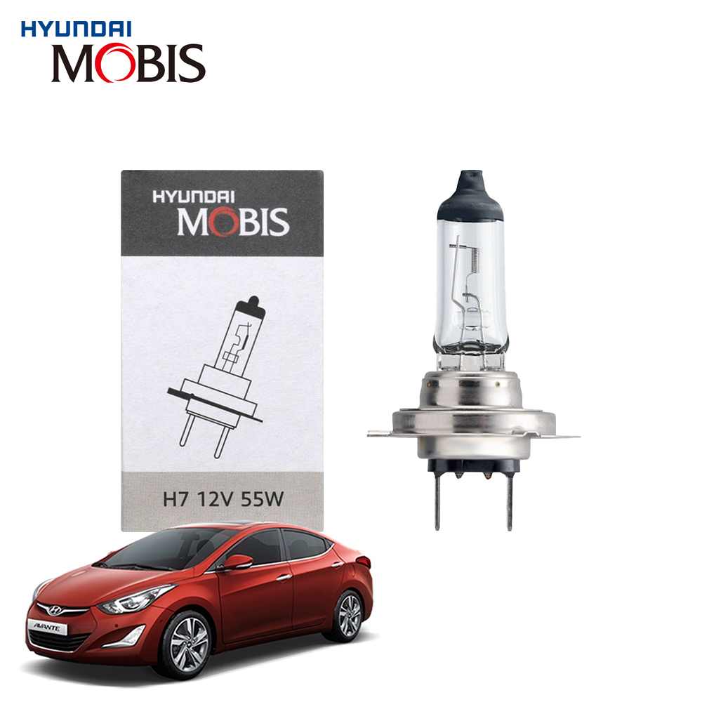 현대모비스 H7 현대 아반떼MD 쿠페 할로겐 순정형 전조등 자동차 전구 12V 55W