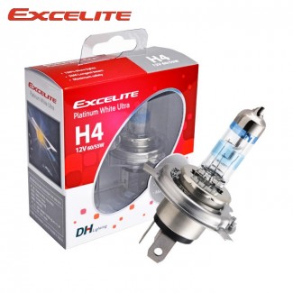 엑셀라이트 H4 플래티넘 화이트 울트라 150% PWU 3800K 할로겐 자동차 전조등 전구