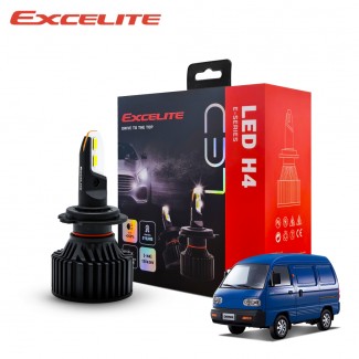엑셀라이트 H4 LED 지엠 다마스2 / 뉴 다마스 E-Series 6000K 자동차 전조등 헤드라이트 차량 전구(2개 1세트)