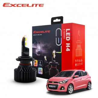 엑셀라이트 H4 LED 지엠 스파크 E-Series 6000K 자동차 전조등 헤드라이트 차량 전구(2개 1세트)