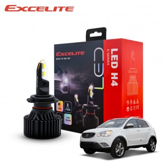 엑셀라이트 H4 LED 쌍용 코란도C / 뉴코란도 E-Series 6000K 자동차 전조등 헤드라이트 차량 전구(2개 1세트)