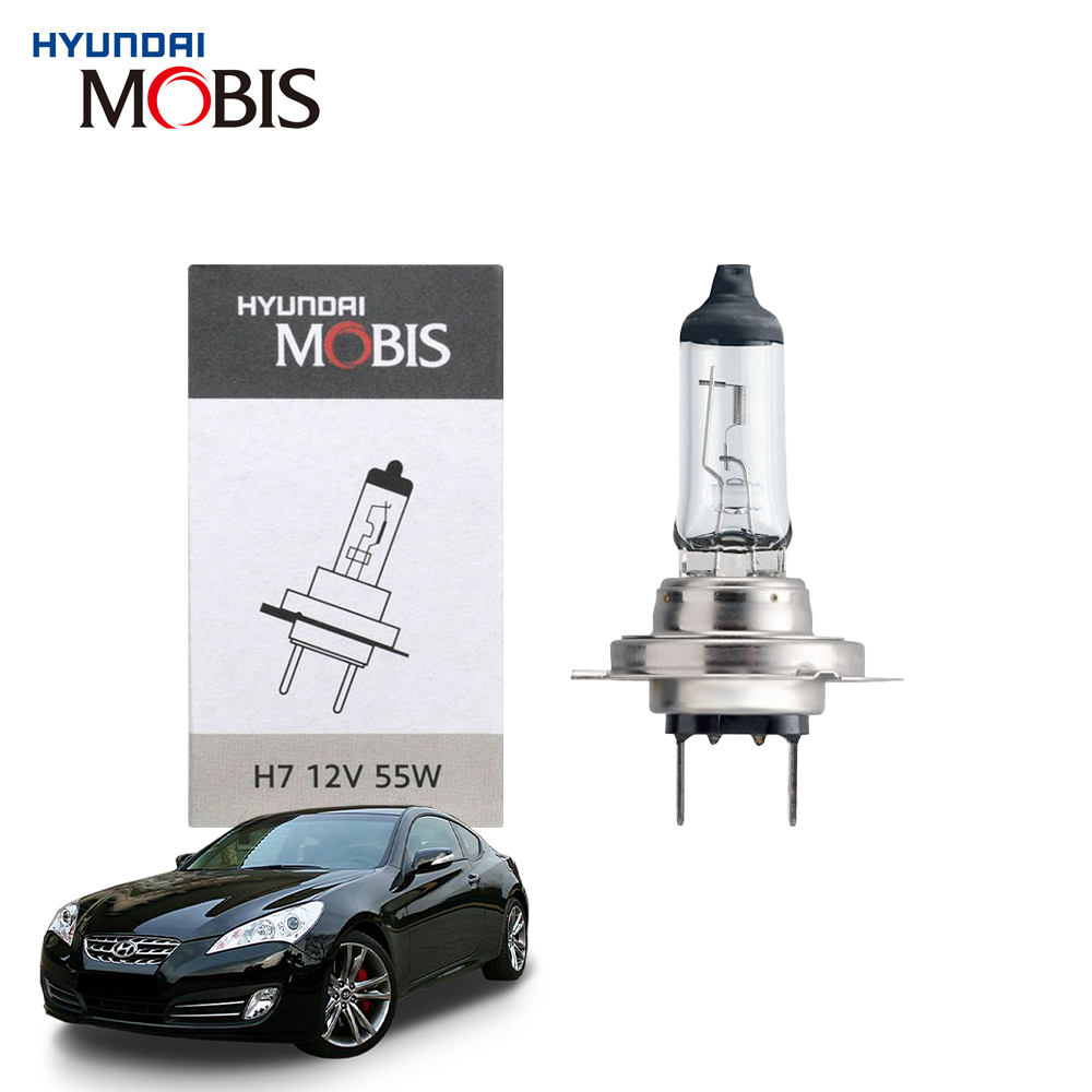 현대모비스 H7 현대 제네시스 쿠페 할로겐 순정형 전조등 자동차 전구 12V 55W
