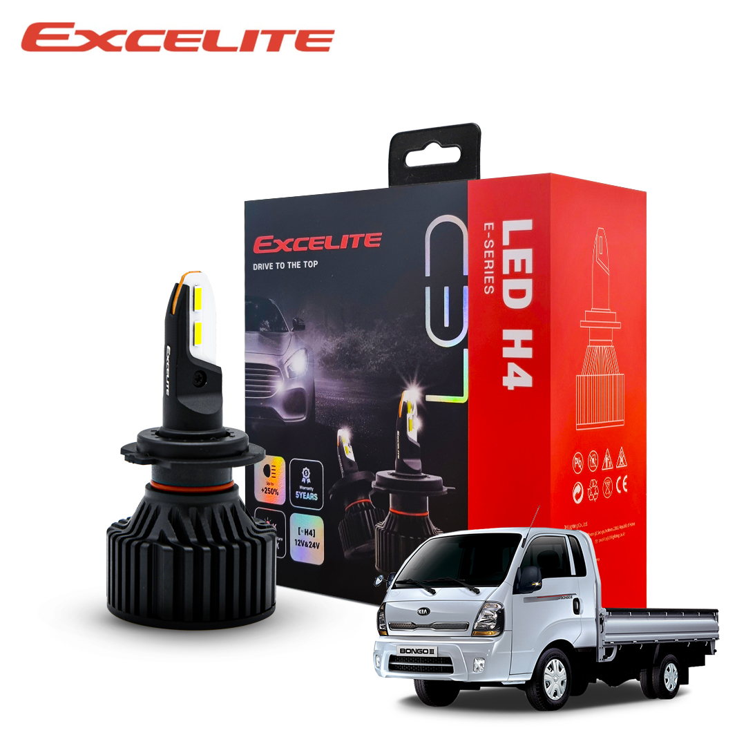 엑셀라이트 H4 LED 기아 봉고3(04~19년) E-Series 6000K 자동차 전조등 헤드라이트 차량 전구(2개 1세트)