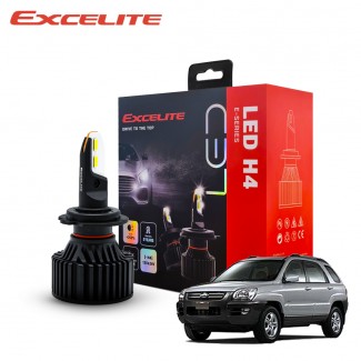 엑셀라이트 H4 LED 기아 스포티지 / 뉴스포티지 / 뉴스포티지(F/L) E-Series 6000K 자동차 전조등 헤드라이트 차량 전구(2개 1세트)