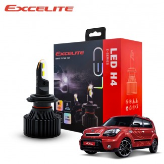 엑셀라이트 H4 LED 기아 쏘울(08~11년) E-Series 6000K 자동차 전조등 헤드라이트 차량 전구(2개 1세트)