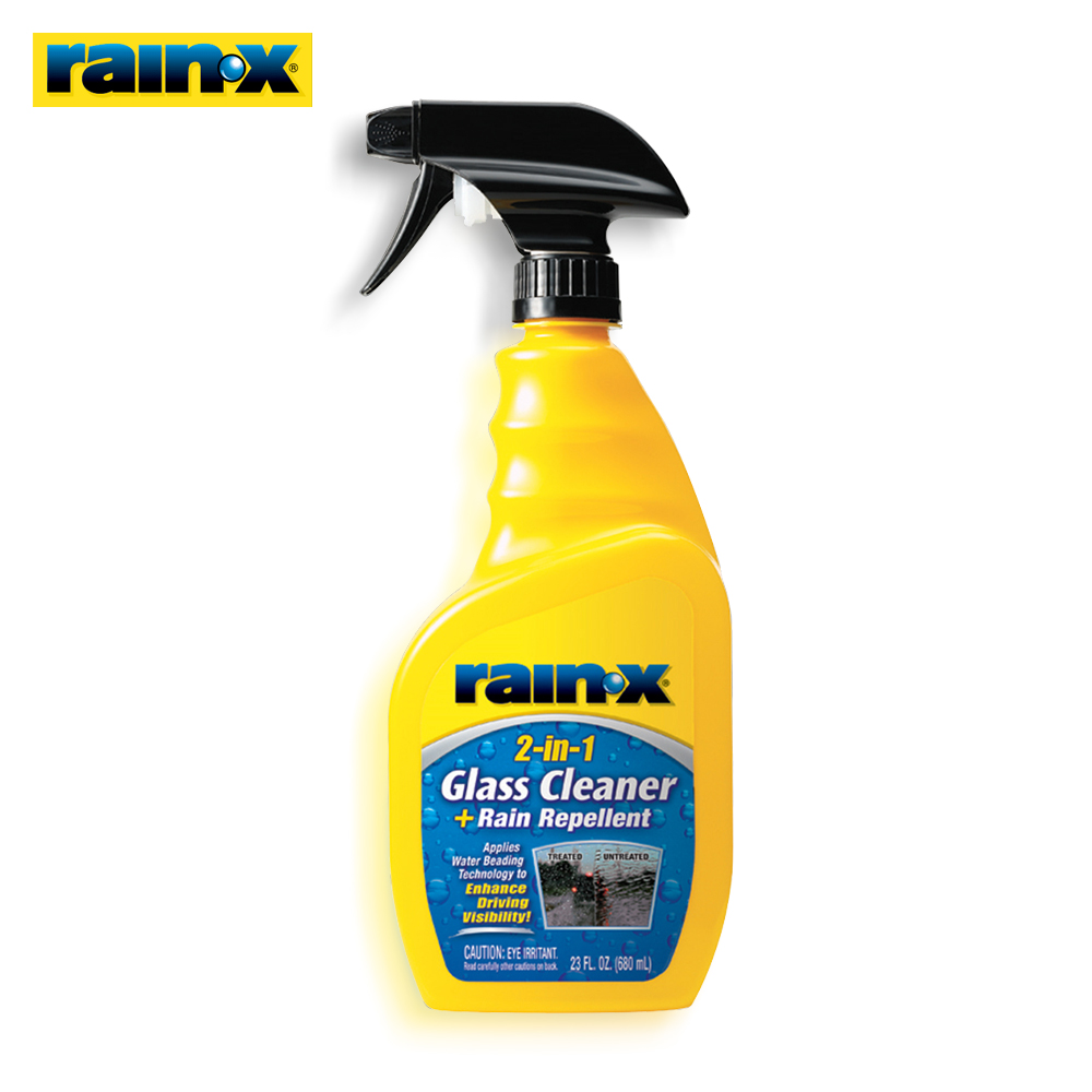 레인엑스 RAIN-X 2in1 글라스 클리너 레인 레펠런트 680ml 유리세정 발수