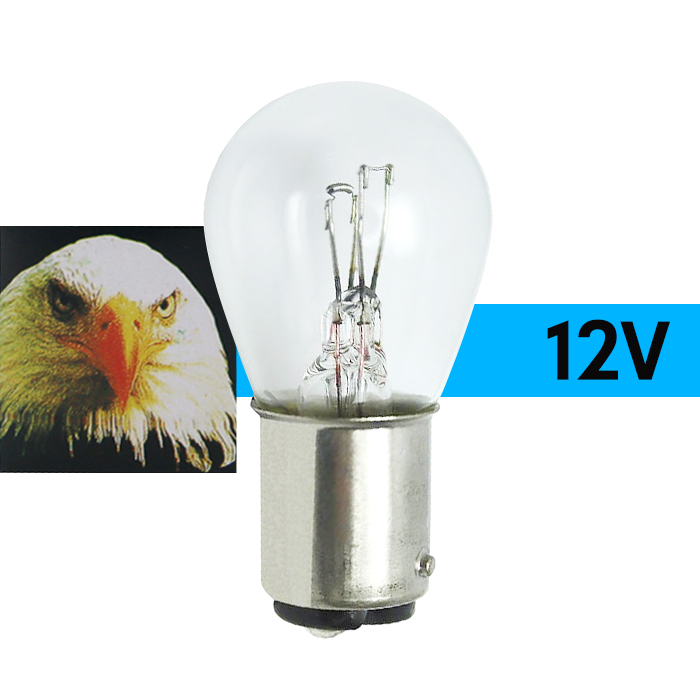 남영전구 투명 더블 싱글 전구 12V 27W 10개 세트 브레이크전구등 후미등 후진등