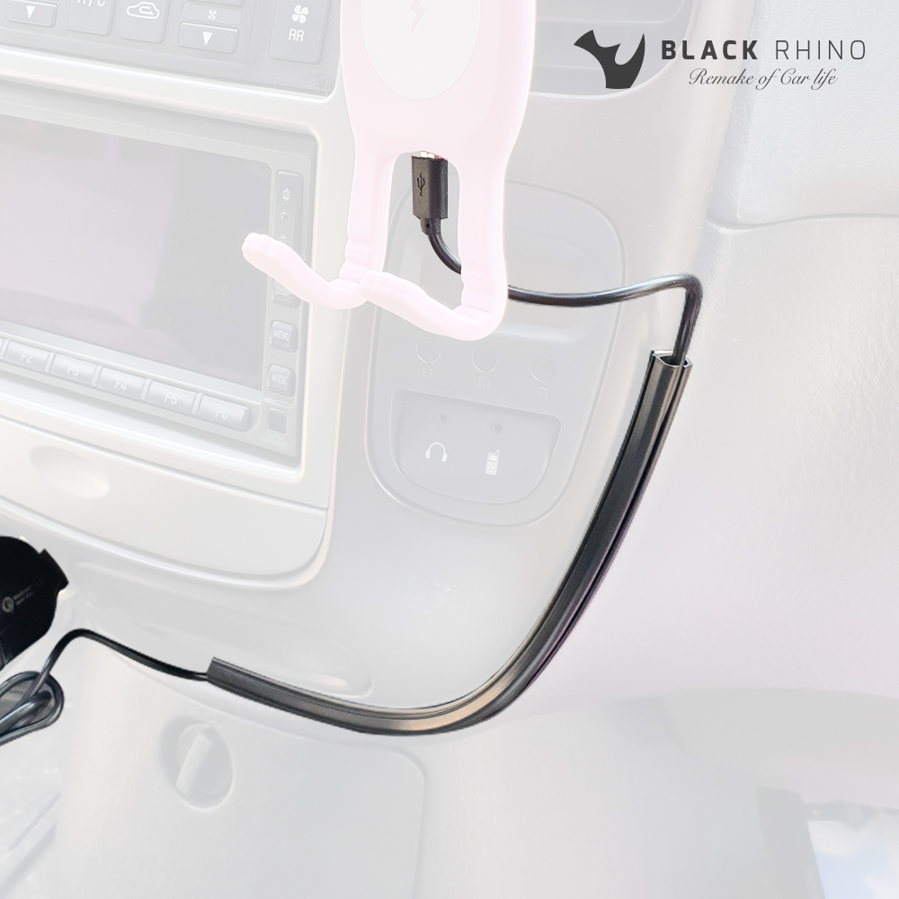 블랙라이거(블랙라이노) 차량용 전선 정리 몰딩 60cm, 120cm 차량내 배선 정리, 사무실 책상, 가정내 전선 정리