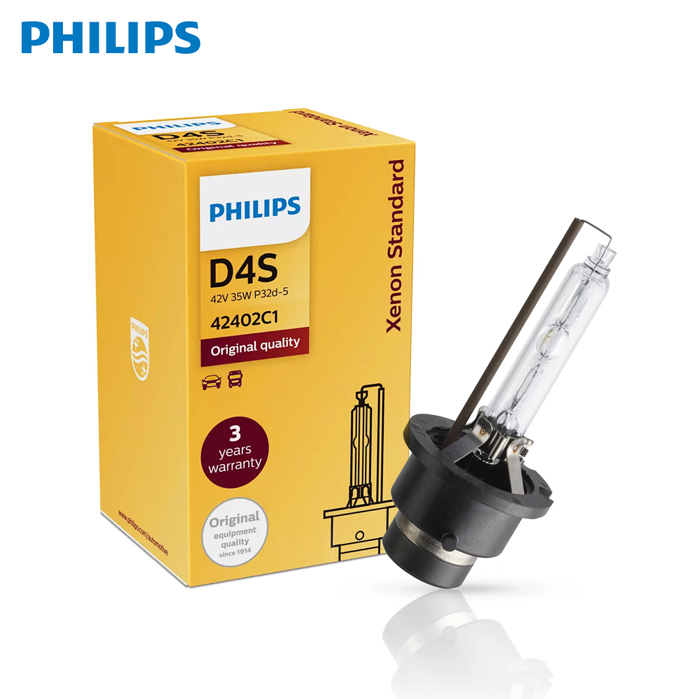 필립스 독일산 제논벌브 스탠다드 HID D4S 4200K 자동차 전조등 헤드라이트 차량 전구 램프 42402C1