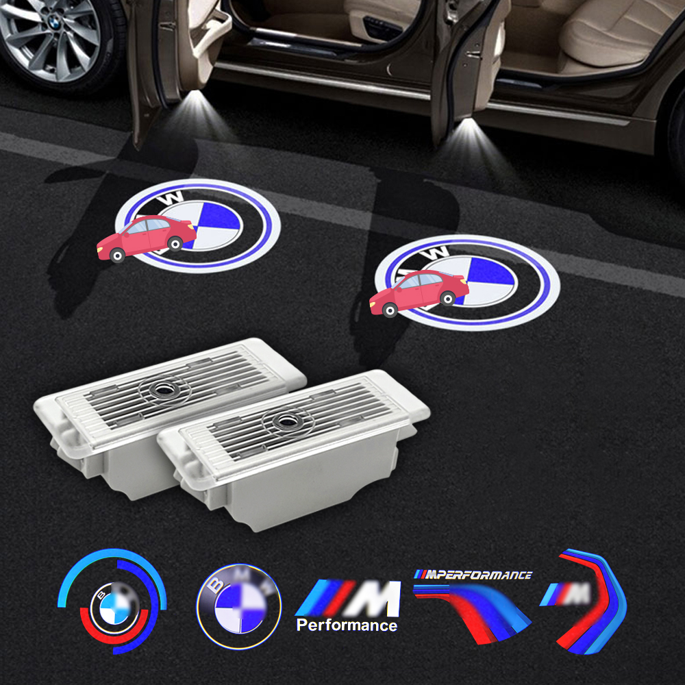 엑셀라이트 BMW전용 도어라이트 무변색렌즈 일체형 8K LED 도어빔 액세서리 A타입