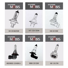 현대모비스 H4 할로겐 순정형 전조등 안개등 상향등 하향등