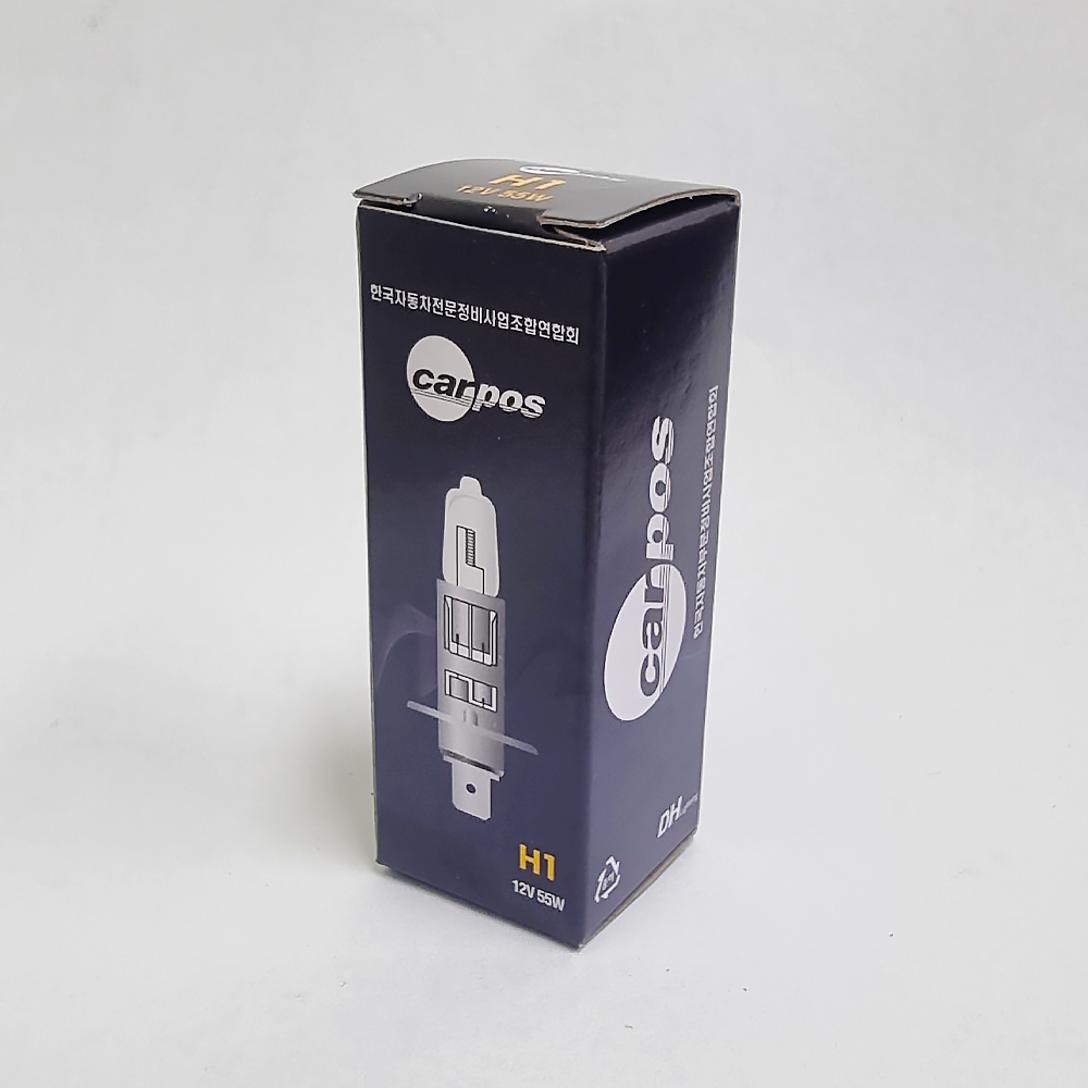 카포스 H1 12V 55W 할로겐 전조등 자동차 전구 1개