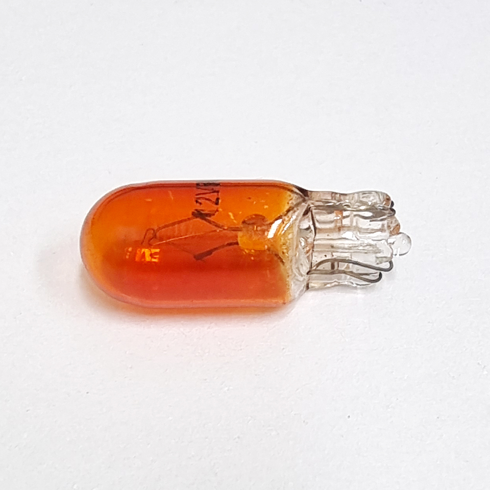 자동차 번데기 전구 T10 (황색) 자동차 실내등 미등 번호판등 12V 5W