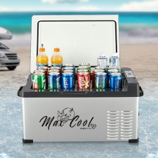 맥스쿨 차량용 냉장 냉동고 BR 25L 화물차 캠핑 낚시 카라반 차박 야외