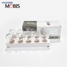 현대모비스 싱글전구 투명 12V 27W 10개 세트 브레이크전구등 후미등 후진등